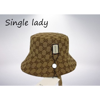 【Single lady】 “Gucci” Ready stock⭐ Unisex Korean double-sided fisherman hat outdoor tourist sun hat