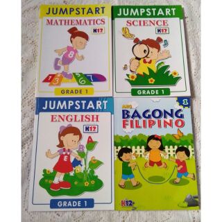 Jumpstart Workbooks Grade 1 (Math,Science,English&Filipino)