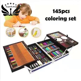 145pcs ART COLORING, DRAWING PAINTING SET FOR KIDS