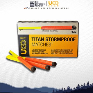 UCO Gear Titan Stormproof Matches 25-Count - Pack of 1