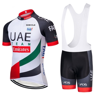 NEW TEAM UAE Cycling Clothing Bike jersey 9D pad shorts set Ropa Quick Dry Mens summer tops pro BICYCLING Maillot Culotte
