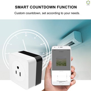 16A WiFi Air Conditioner Wall Plug Socket Outlet Companion Compatible Better Than IR Remote Controller Smart Life Tuya APP Compatible With Alexa Google Home