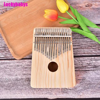 Luckybabys♪ 17 Keys Kalimba African Solid Pine Wood Thumb Piano Finger Percussion Diy