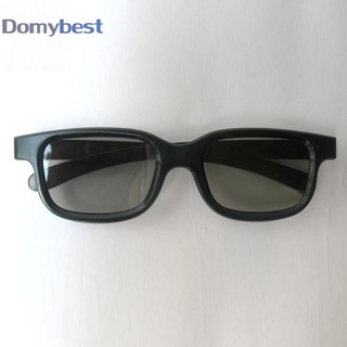 Domybest♚Polarized 3D Glasses Black Movie DVD LCD Video Game Theatre Circular (6)