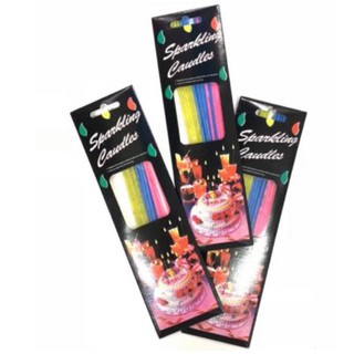 Colorful Sparkling Candles (18pcs per pack)