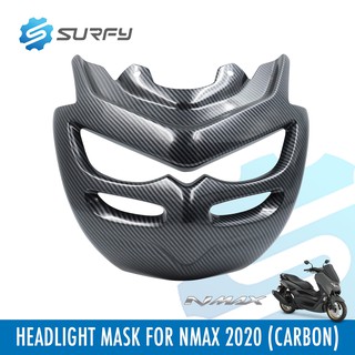 Nmax V2 2020 Head Light Mask Carbon Fiber 6D made in Thailand