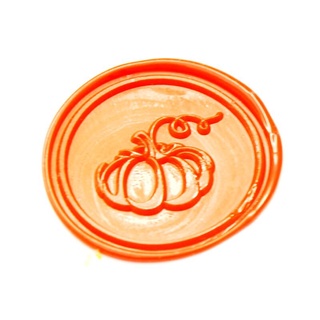 Pumpkin wax seal stamp- Halloween wax seal set-personalized wedding invitation wax seals-bullet
