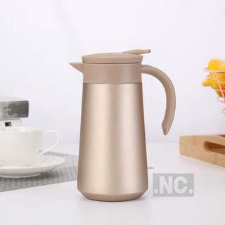 KAIA 800ml Thermos Pitcher Double Wall Vacuum Insulated 304 Stainless Steel Tea Coffee Pot Home