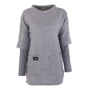 Women Loose Outerwear Long Hoodies Sweatshirt Fleece Jacket (4)