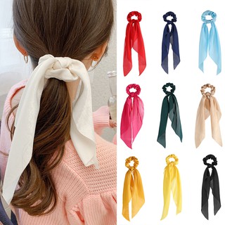 Fashion Women Colourful Elastic Hair Band Retro Hair Tie Ponytail Knot Girls Hair Accessories