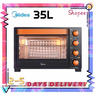 Midea Electric Oven 35L 4 Layer Household (Black)