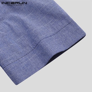 INCERUN Men Casual Short Sleeve Jumpsuit Pocket Pants (8)