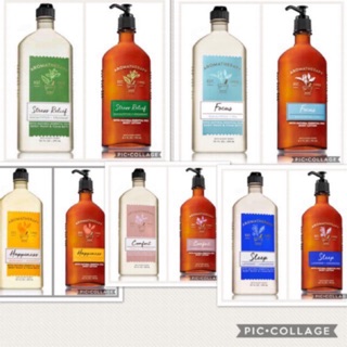 Bath and Body Works Aromatherapy Body Lotion and Body Wash