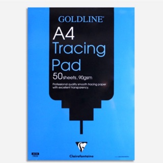 CLAIREFONTAINE Goldline Tracing Pad 63gsm A4 x 50 Sheets