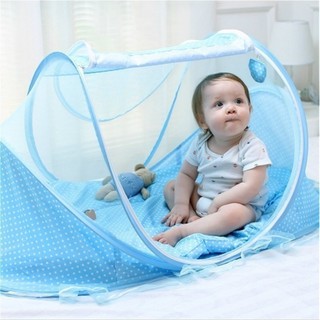 Baby Bed Tent Crib Mattress Foldable Mosquito Net Travel Bed (8)