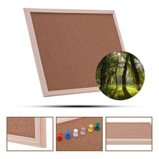 *J❤*40x60cm Cork Board Drawing Board Pine Wood Frame White Boards Home