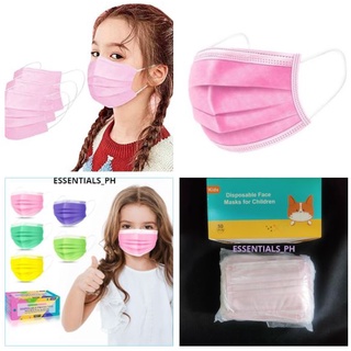 Kids Plain Pink Protection Mask for Kids / Children / Teenager / Small Face Adult Size