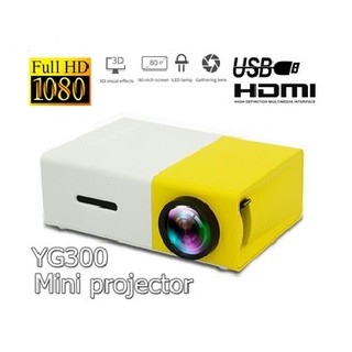 YG300 Mini Multimedia LED LCD Projector Full HD 1080P Home Theater USB HDMI AV