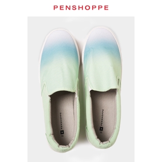 Penshoppe Slip-On Sneakers (Navy Blue/Wheat) (6)