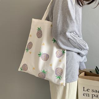 Women Canvas Tote Bag Cute Cartoon Shopping Girl Cotton Shoulder Bag Female Handbag Beach Bag (3)