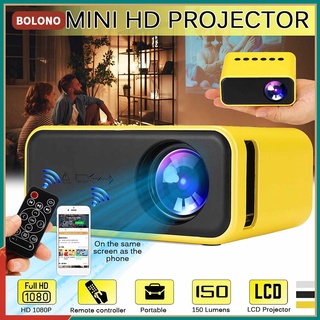 YT500 1080P HD mini projector home projector media player mini portable projector