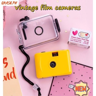 Children's camera retro Non-disposable camera Film camera LOMO camera waterproof and shockproof (no include film)