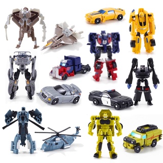 Transformation Mini Cars Kid Classic Robot Car Toys Action & Toy Figures Plastic Deformation Boys Gi