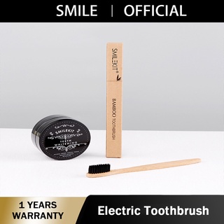 Smilekit Bamboo charcoal toothbrush bamboo toothbrush soft bristles household toothbrush