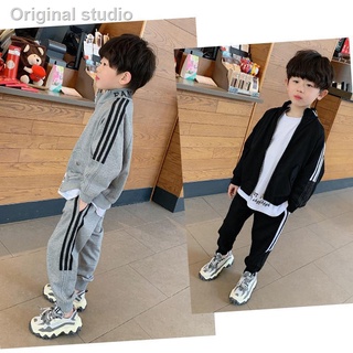 Hot sale✵✗Boys sports suit 2020 spring new children s fashion brand handsome middle-aged boy boy Korean version of spring and autumn children s clothing