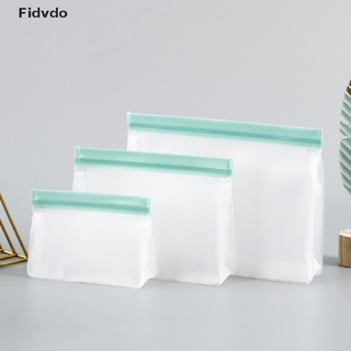 Fidvdo PEVA Food Storage Bag Upgrade Leakproof Reusable Ziplock Silicone Bag PH