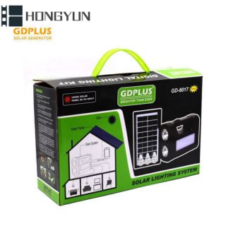 GDPLUS GD-8017 / LX-8017 LED Solar Light Lamp System Kit