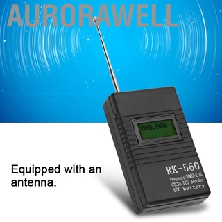 Aurorawell 50MHz-2.4GHz Frequency Counter Meter DCS Tester Portable Handheld for Ham Radio
