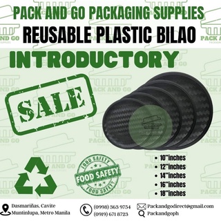 Plastic Reusable Bilao Black