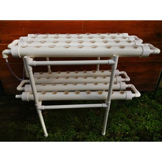 2-Layer 72-Hole Hydroponic System with Pump Free 1 Pack Seed / High Quality / Gardening / Planting