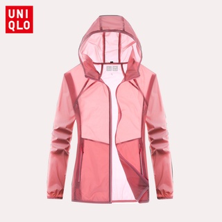 M-8XL Ready Stock UNIQLO Women High Quality Hooded Jacket Fashion Korean Sports Casual Outdoor Windbreaker