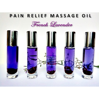 Pain Relief French Lavender Massage Oil Spa Essentials by Pure Organic Body Pain Body Ache