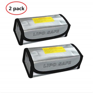 2 pcs Explosionproof Charge Storage Lipo Battery Safe Protection Bag