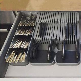 Multi-layer Kitchen Drawer Organizer Tray Spoon Fork Cutlery Separation Cutlery Organizer (1)
