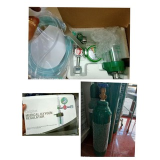 Medical Oxygen Tank with Full Content and Regulator (SET)
