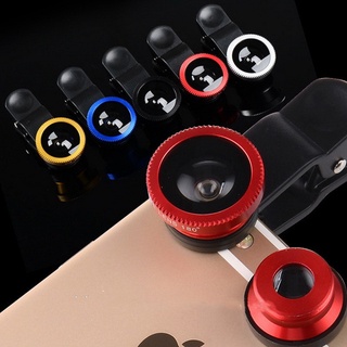 3in1 Fisheye Phone Lens High Quality Universal 0.67x Wide Angle 10x Macro Phone Camera Lens