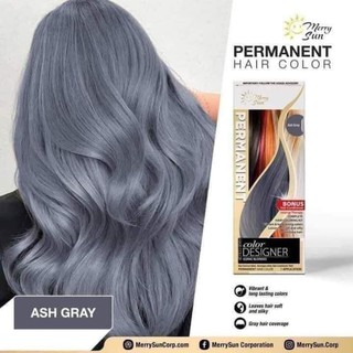 Merry Sun Permanent Hair Color Ash Gray
