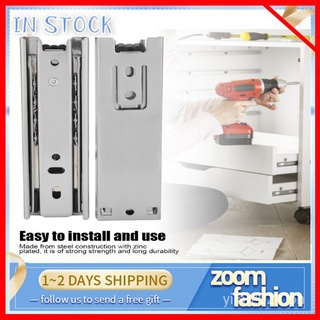Zoomfashion 2pcs 5in Mini Short Drawer Slides Furniture Guide Rail Full Extension Kitchen Cupboard H