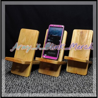Wooden Cellphone Holder Stand / Dock / charging Standee