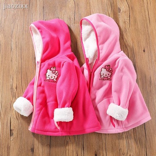 Girls coat autumn and winter lamb wool top 2020 new winter clothing children thick lamb wool coat foreign style girls