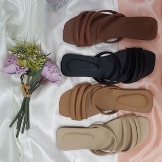 (BERN) Marikina-Made Flats Two-Stick Z-Strap Flat Sandals
