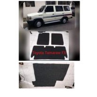 【Ready Stock】℡℡Toyota Tamaraw FX nomad rubber car mat with piping Tamaraw FX carmat Tamaraw FX custo
