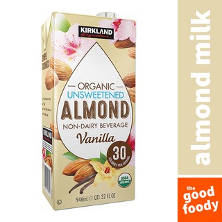 KIRKLAND SIGNATURE Organic Unsweetened Vanilla Almond Milk 946ml