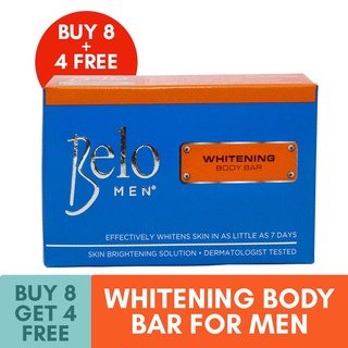 [Ready Stock]✘Belo Men Whitening Body Bar 90g Buy 8 + 4 Free (1)
