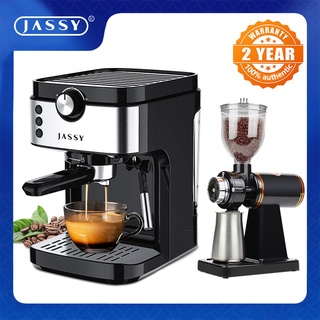 JASSY 19 Bar Espresso Coffee Machine,with Milk Frother Wand Coffee Maker for Espresso/Cappuccino/Lat