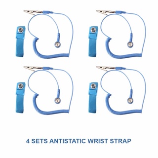 Anti Static ESD Wrist Strap Discharge Band Antistatic 4 PCS